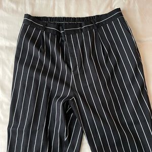 Striped trousers